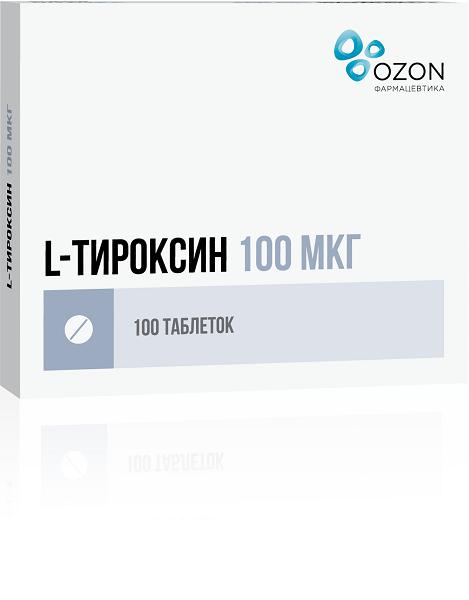 Л-ТИРОКСИН 100 МКГ №100 ТБ./ОЗОН/