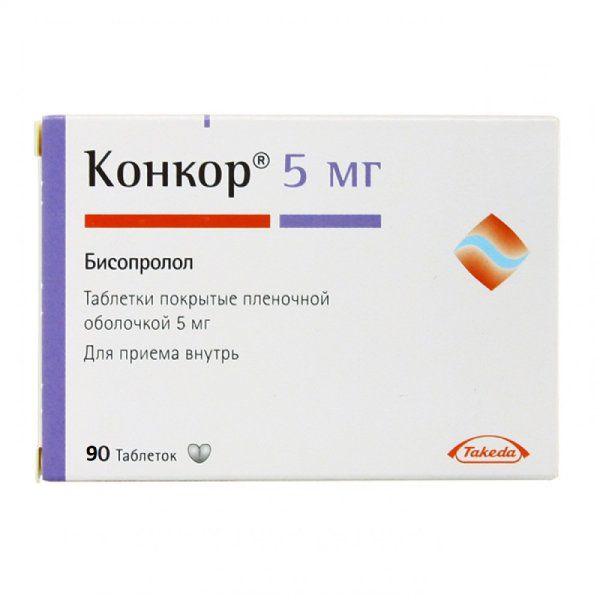 КОНКОР 5 МГ №90 ТБ. П/О