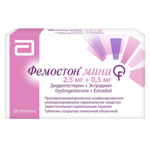 ФЕМОСТОН МИНИ 2,5 МГ+0,5 МГ №28 ТБ.П/О