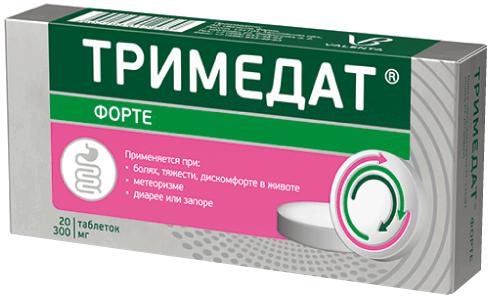 ТРИМЕДАТ ФОРТЕ 300 МГ №20 ТБ. П/О ПРОЛОНГ.