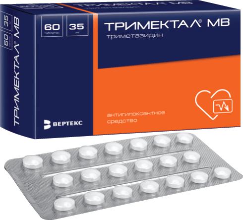 ТРИМЕКТАЛ МВ 35 МГ №60 ТБ.П/О С МОДИФ.ВЫСВОБ.