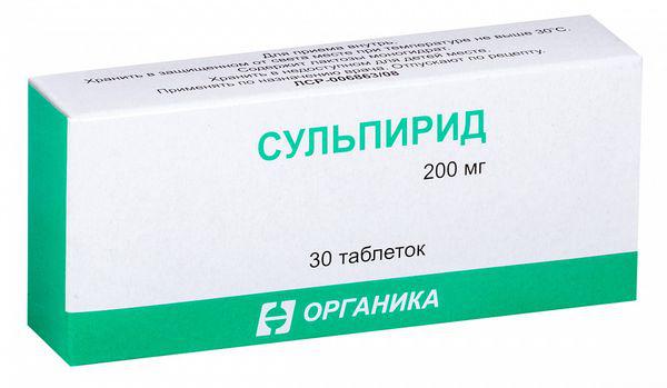 СУЛЬПИРИД 200 МГ №30 ТБ.