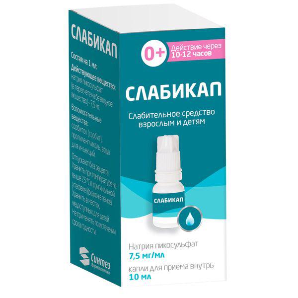 СЛАБИКАП 7,5 МГ/МЛ 10 МЛ КАПЛИ ФЛ.-КАПЕЛЬН.