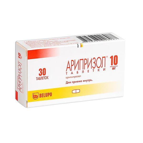 АРИПРИЗОЛ 10 МГ №30 ТБ.