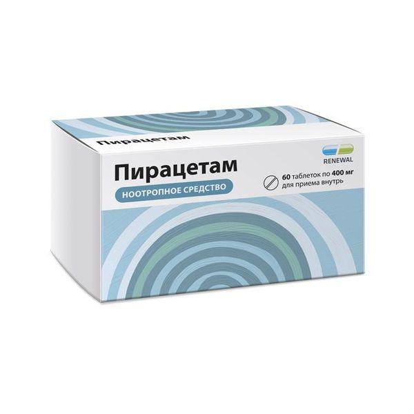 ПИРАЦЕТАМ 400 МГ №60 ТБ.П/О /РЕНЕВАЛ/
