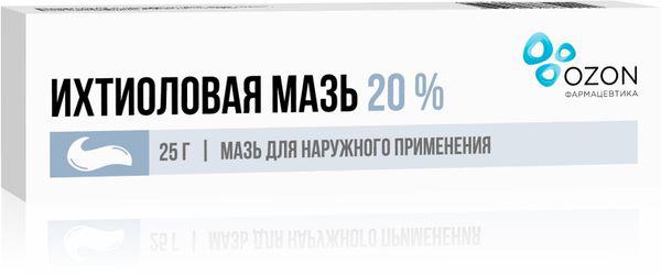 ИХТИОЛОВАЯ МАЗЬ 20% 25.0 /ОЗОН/