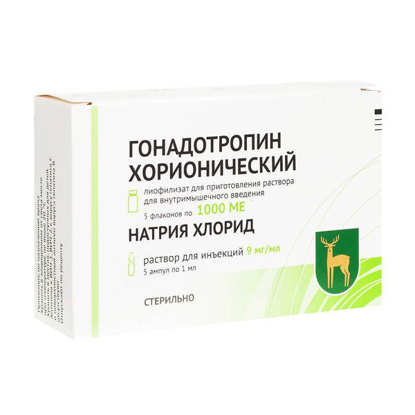 ГОНАДОТРОПИН Х/Р 1000 ЕД №5 С Р-ЕМ