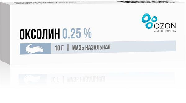 ОКСОЛИН 0.25% 10.0 МАЗЬ/ОЗОН/