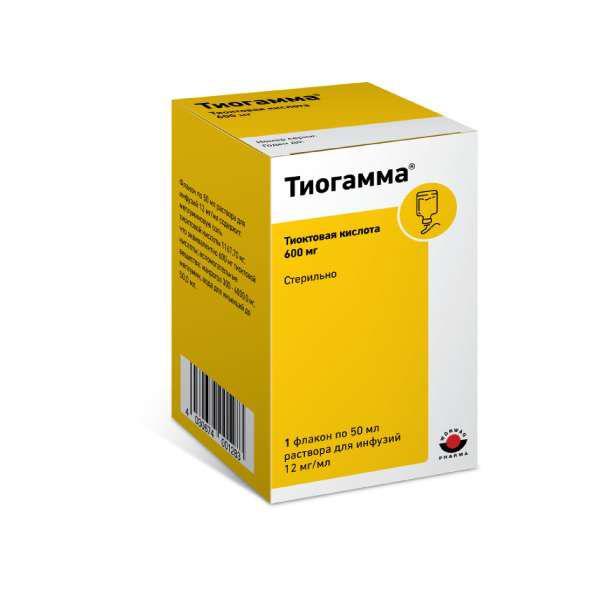 ТИОГАММА 1,2% 50 МЛ Д/И