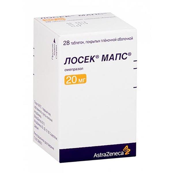 ЛОСЕК МАПС 20 МГ №28 ТБ.П/О