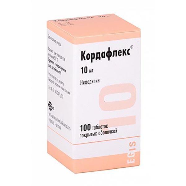 КОРДАФЛЕКС 10 МГ №100 ТБ.П/О