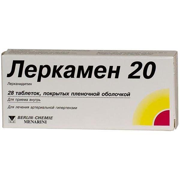 ЛЕРКАМЕН 20 МГ №28 ТБ.П/О