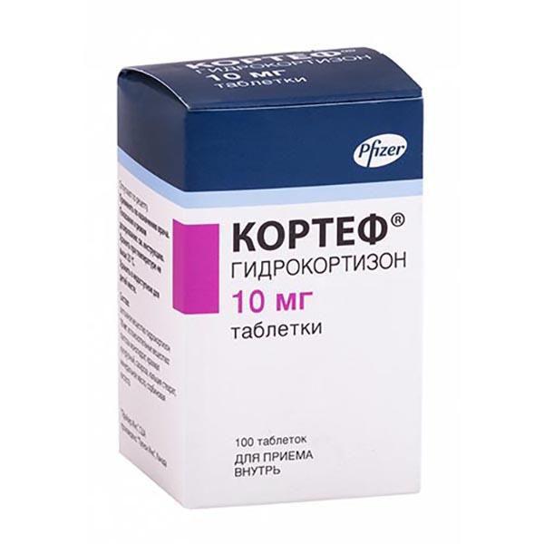 КОРТЕФ 10 МГ №100 ТБ.