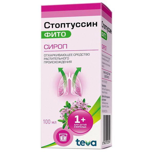 СТОПТУССИН-ФИТО С МЕДОМ 100 МЛ СИРОП
