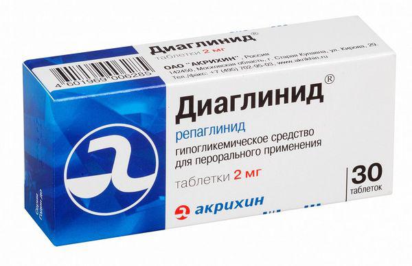 ДИАГЛИНИД 2МГ №30 ТБ.