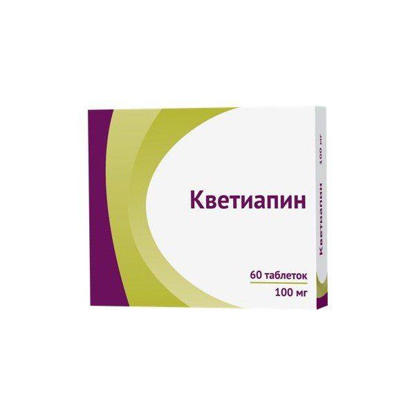 КВЕТИАПИН 100 МГ №60 ТБ.П/О /ОЗОН/