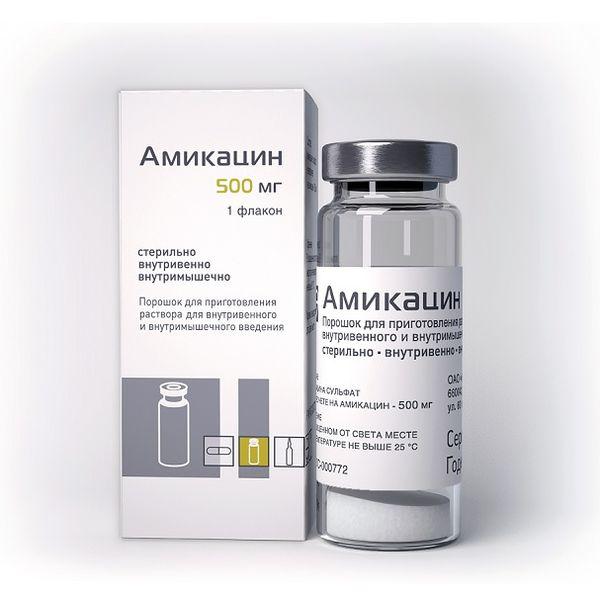 АМИКАЦИН 1,0 ПОР.Д/И