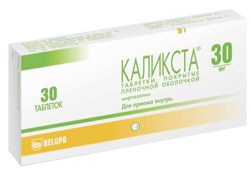 КАЛИКСТА 30 МГ №30 ТБ.П/О