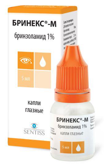 БРИНЕКС-М 1% 5 МЛ ГЛ. КАПЛИ