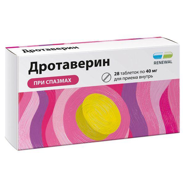 ДРОТАВЕРИН 40 МГ №28 ТБ. /РЕНЕВАЛ/