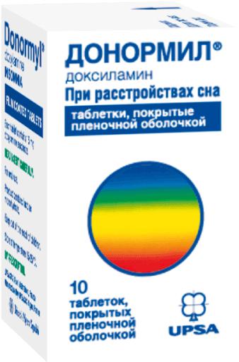 ДОНОРМИЛ 15 МГ №10 ТБ.П/О