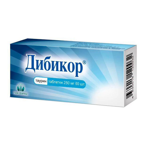 ДИБИКОР 250 МГ №60 ТБ.