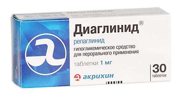 ДИАГЛИНИД 1 МГ №30 ТАБЛ