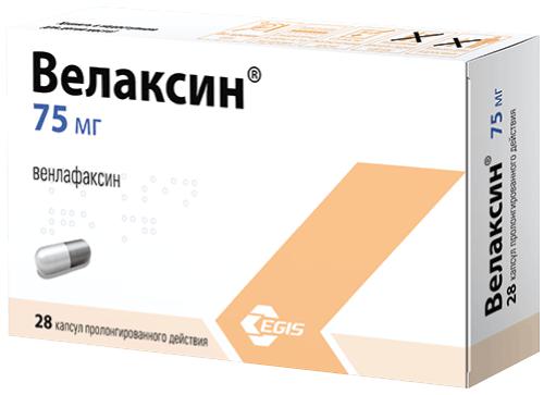 ВЕЛАКСИН ПРОЛОНГ.ДЕЙСТВИЯ 75 МГ №28 КАПС.