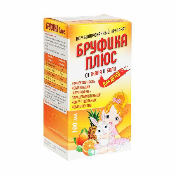 БРУФИКА ПЛЮС 100МГ/5МЛ+162,5МГ/5МЛ 100МЛ СУСП
