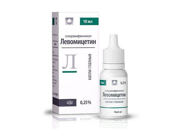ЛЕВОМИЦЕТИН 0,25% 10 МЛ ГЛ. КАП. /ЛЕККО/