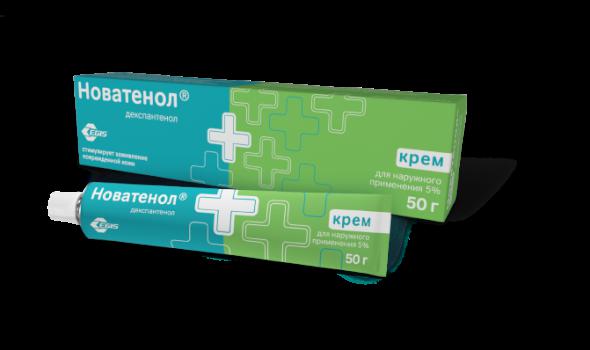 Д-ПАНТЕНОЛ НОВАТЕНОЛ 5% 50,0 КРЕМ