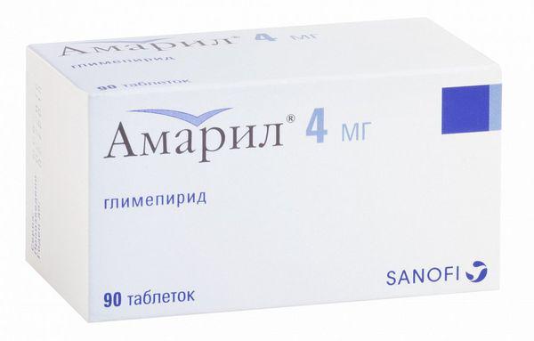АМАРИЛ 4 МГ №90 ТБ.