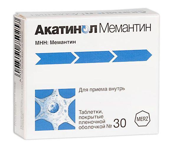 АКАТИНОЛ МЕМАНТИН 10 МГ №30 ТБ.П/О