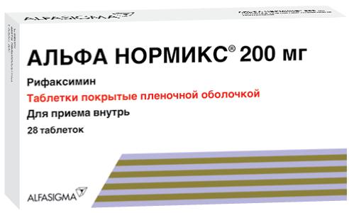 АЛЬФА НОРМИКС 200 МГ №28 ТБ.П/О