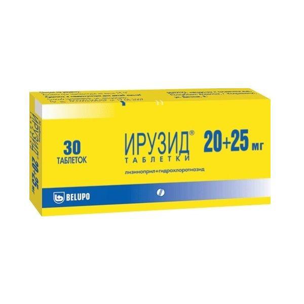 ИРУЗИД 20 МГ/25 МГ №30 ТБ.