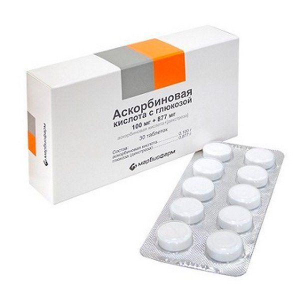 АСКОРБИНОВАЯ К-ТА С ГЛЮКОЗОЙ №30