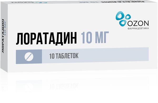 ЛОРАТАДИН 10 МГ №10 ТБ/ОЗОН/.