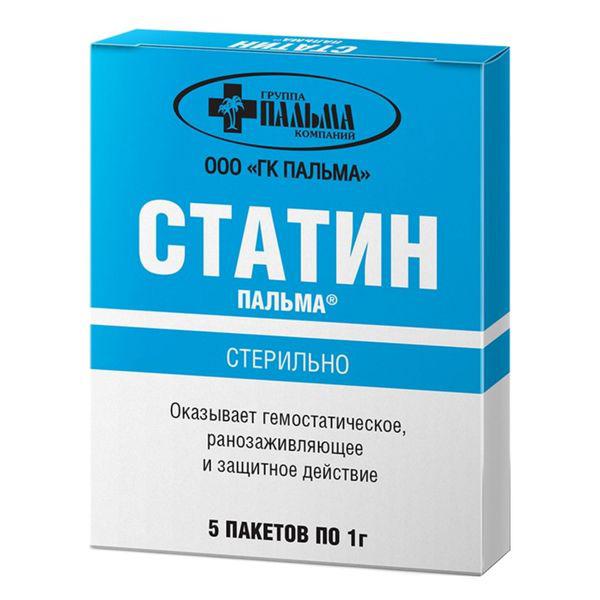 СТАТИН-ПАЛЬМА 1,0 №5 СР-ВО ПЕРЕВЯЗ. ПОР.