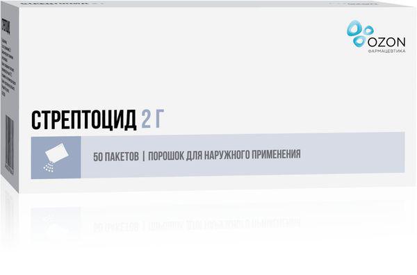 СТРЕПТОЦИД 2 Г №50 ПОР. Д/Н/П /ОЗОН/