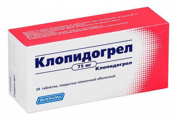 КЛОПИДОГРЕЛ 75 МГ №28 ТБ.П/О /БИОКОМ/