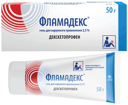 ФЛАМАДЕКС 2,5% 50,0 ГЕЛЬ