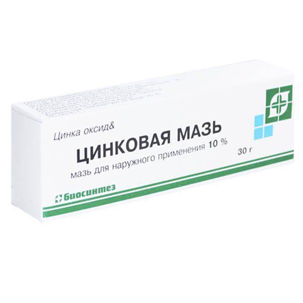ЦИНКОВАЯ МАЗЬ 10% 30.0  ТУБА/БИОСИНТЕЗ/