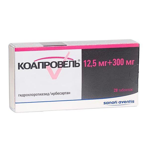 КОАПРОВЕЛЬ 12,5 МГ+300 МГ №28 ТБ.П/О
