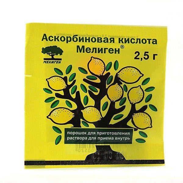 АСКОРБИНОВАЯ К-ТА 2.5 ПОР. №10 /МЕЛИГЕН/