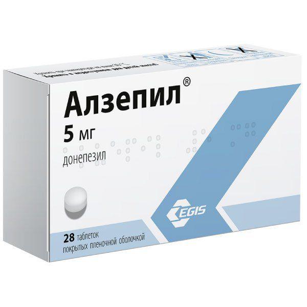 АЛЗЕПИЛ 5 МГ №28 ТБ.