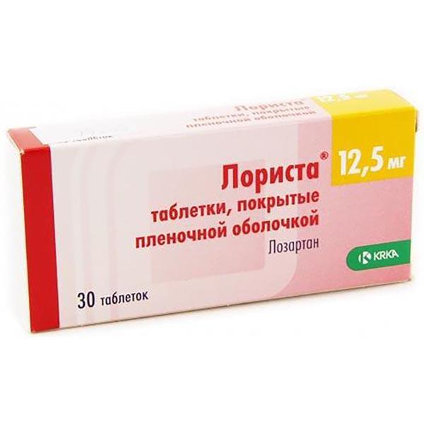 ЛОРИСТА 12.5 МГ №30 ТБ.П/О