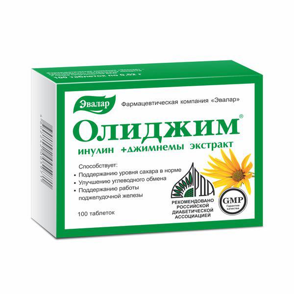 ОЛИДЖИМ /ИНУЛИН/ №100 ТБ.