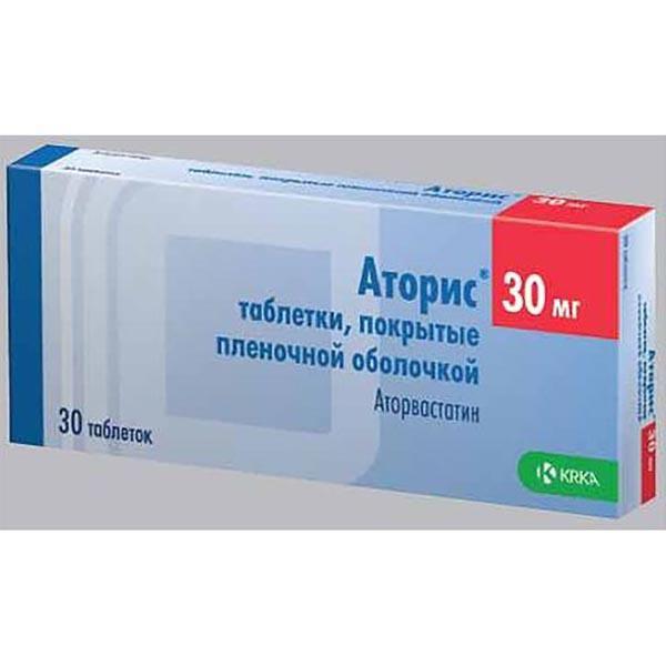 АТОРИС 30 МГ №30 ТБ.П/О
