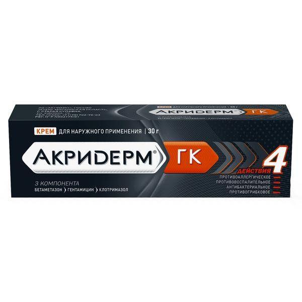 АКРИДЕРМ ГК 30,0 КРЕМ