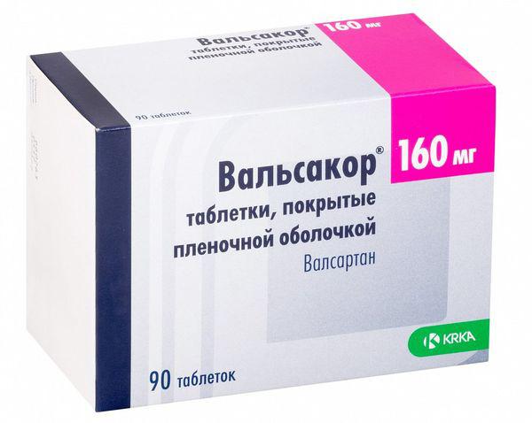 ВАЛЬСАКОР 160 МГ №90 ТБ.П/О